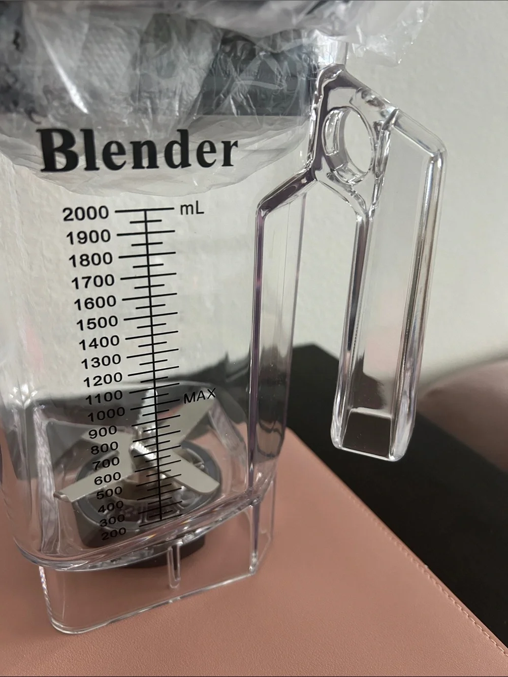 Cranddi Clear Plastic Blender replacement Jar k80